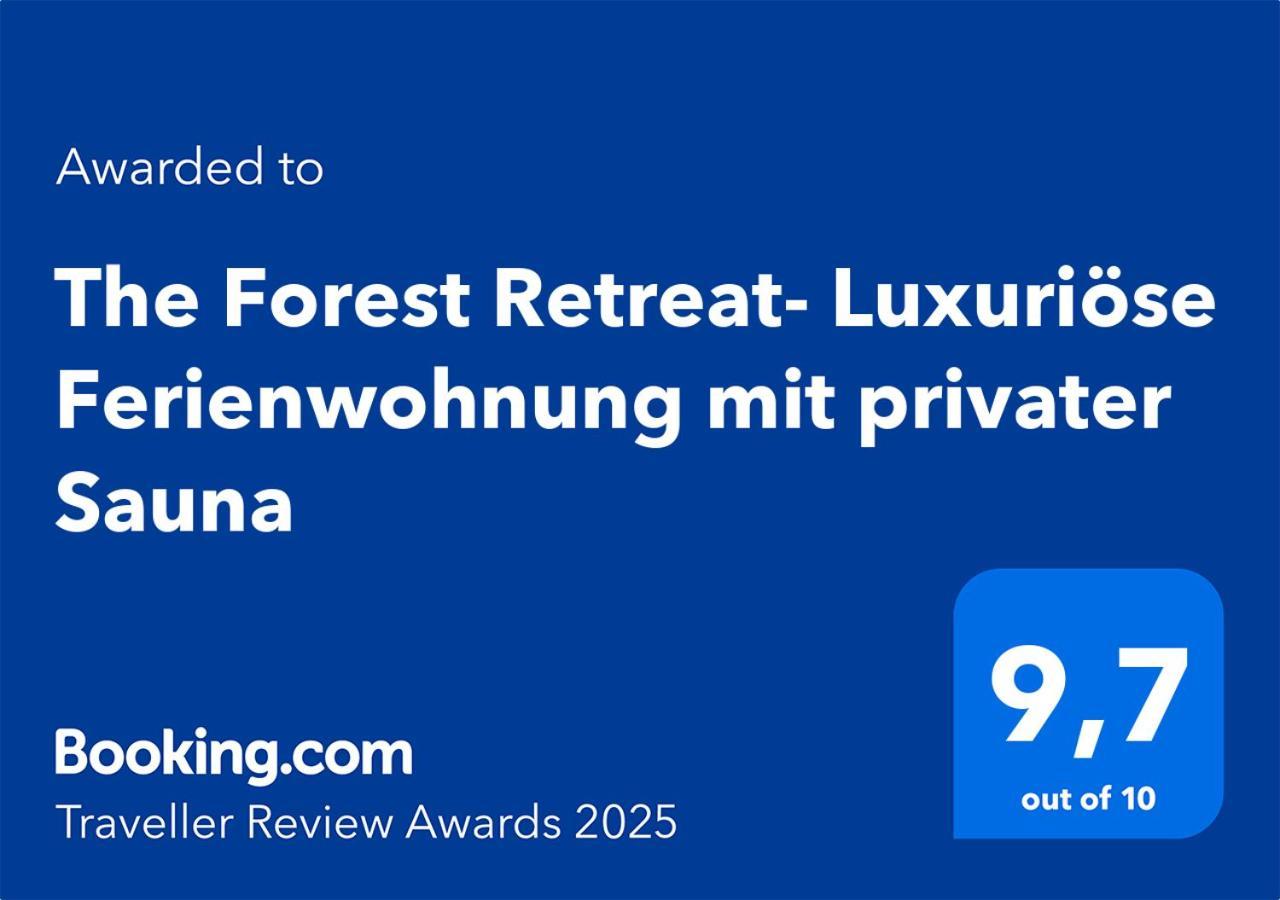 The Forest Retreat- Luxurioese Ferienwohnung Mit Privater Sauna Wermelskirchen Ngoại thất bức ảnh