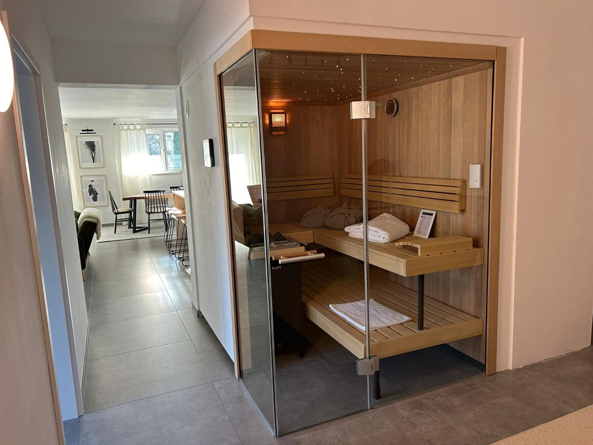 The Forest Retreat- Luxurioese Ferienwohnung Mit Privater Sauna Wermelskirchen Ngoại thất bức ảnh